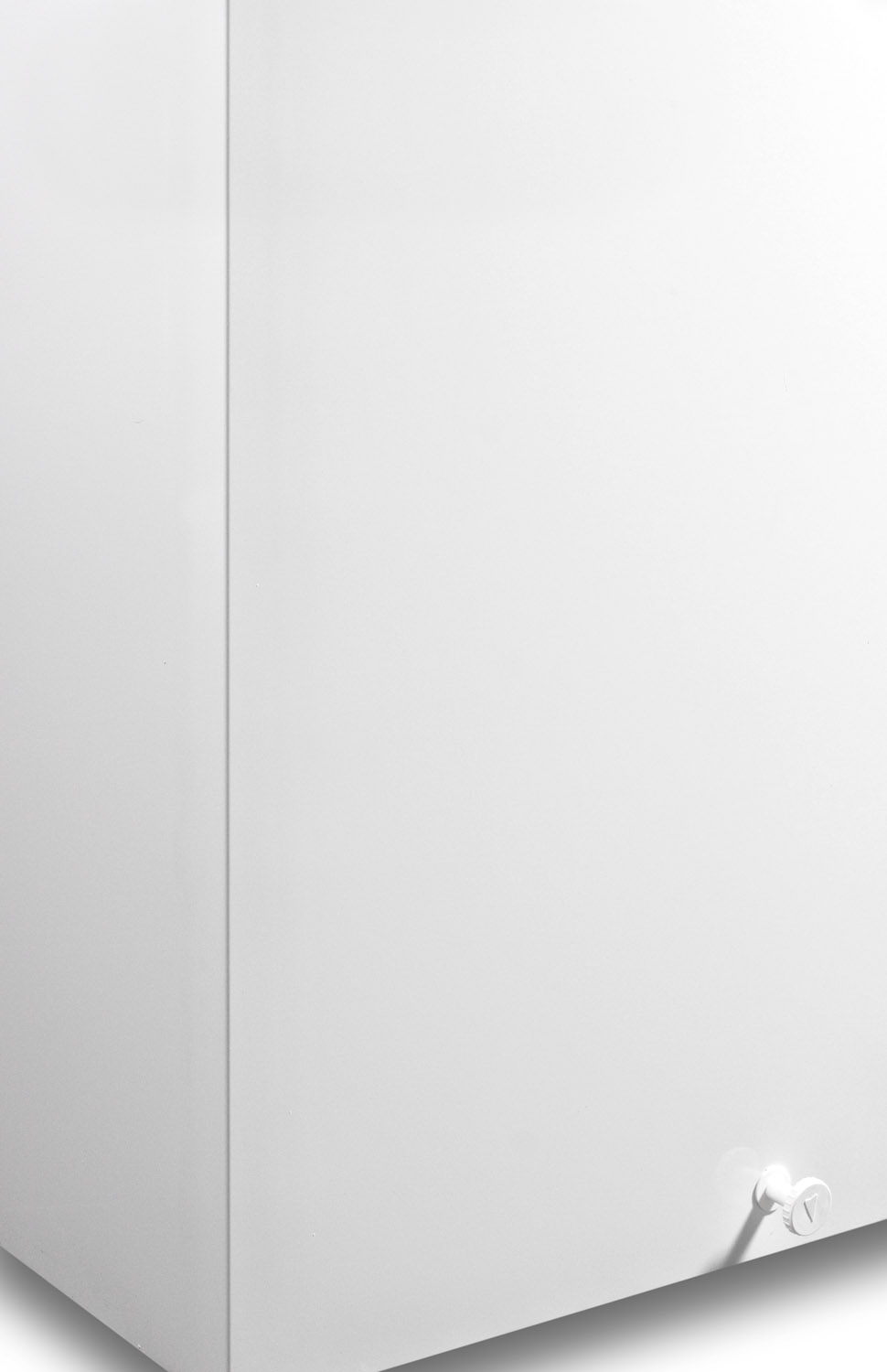 Commercial -45 C capable chest freezer with digital thermostat and 4.8 cu.ft. capacity